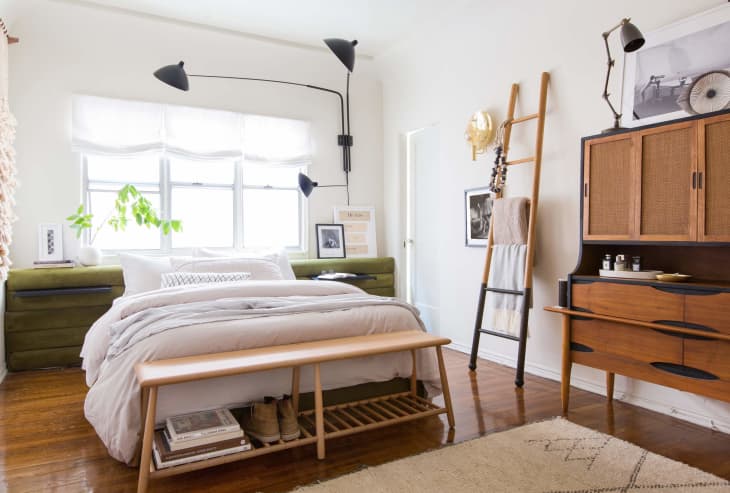 How to Create a Cheap Chic Wall to Wall DIY Headboard for Your